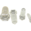 Glass Stopper Hollw With Tip จุกแก้วรูปหกเหลี่ยม ก้นนูน
