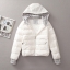 เสื้อกันหนาว ขนเป็ด เสื้อกันหนาวสีดำ แบรด์เนม อังกฤษหรู MONCLER แต่งแขนจั๊มพ์ผ้าสักหลาด ดิดหมวกฮูท สวยหรู อุ่นมว๊ากคะ Size S