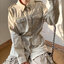 เสื้อทหาร เสื้อแจ็คเก็ต เสื้อแจ็คเก็ต ผู้หญิงแนวทหาร สีครีม cotton แบรนด์ BUFFALO
