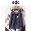 EDC BY ESPRIT เสื้อฮูท เสื้อโค้ทฮูท กันหนาว สีน้ำเงินกรม แต่งเฟอร์ แบรนด์ EDC BY ESPRIT แต่งซับขนอุ่น (ขนเฟอร์ถอดได้คะ) สำเนา สำเนา น้ำเงินกรม