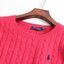เสื้อหนาวไหมพรม สีชมพู ไหมพรมถัก เนื้อไหม นุ่ม สวย งาน POLO