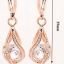 ต่างหู ตุ้มหู ระย้า ตกแต่ง คริสตัลแท้ Austrian Crystal ดีไซน์ ใส่ เพชร ในห่วง ต่างหู ใส่ออกงาน สวยหรู มีระดับ ของขวัญให้แฟน 452944