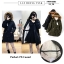 LCW Casual โค้ทฮูทกันหนาว สีดำ แบรนด์ LCW CASUAL แต่งขนเฟอร์ น้ำตาล บุนวมอุ่นด้านใน แบบสวยอุ่น ใส่ติดลบได้เลยคะ ขนเฟอร์ถอดได้คะ) ดำ