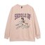 เสื้อฮู้ด สเวตเตอร์ กันหนาว Mickey Saddle up H&M DISNEYLAND PARIS mickey candy เสื้อมิคกี้ เม้าส์ Mickey mouse mickey mouse งาน DISNEYแท้ สีเบจ สำเนา ชมพู