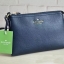 กระเป๋า หนังสะพายข้าง สีน้ำเงินเข้ม KATE SPADE หนังเนื้อละเอียด หรู งานแบรนด์เนมแท้ 100% คะ น้ำเงิน