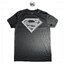 DC เสื้อยืดสีเทาดำ เนื้อนุ่ม เนื้อผ้าสวย super man แบรนด์ Dc สำเนา สำเนา เทาดำ