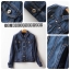 เสื้อยีนส์ เข้ม แจ็คเก็ตยีนส์ แต่งกระดุมทอง แบรนด์เนม CABI JEAN ไซส์ S/M ยีนส์เข้ม