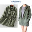Arizona Jean co เสื้อทหาร เสื้อฮู้ดเขียวทหาร เสื้อนอกแนวทหาร แพทเทินสวย เท่ห์มาก แบรนด์ ARIZONA JEAN CO คะ Size S/M/L/XL สำเนา สำเนา เขียว