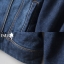 เสื้อยีนส์ เข้ม แจ็คเก็ตยีนส์ แต่งกระดุมทอง แบรนด์เนม CABI JEAN ไซส์ S/M ยีนส์เข้ม