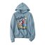 เสื้อฮู้ด สเวตเตอร์Mickey กันหนาว สีฟ้าคราม DISNEY Authentic Original Walt Disney World Hoodie Jacket สีมัดย้อมเทาดำ สำเนา สำเนา เทา