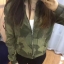เสื้อแจ็คเก็ต เสื้อนอก เสื้อคลุม ลายพราง Camo Flag สีเขียวทหาร แบรนด์เนม FB Sister แท้ งานสวย แพทเทิน เนี๊ยบ เท่ มากคะ Size: XS/S/M/L ลายพราง