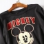 Disney เสื้อวอร์ม เสื้อแขนยาว ลายMicky mouse งานDISNEY แท้ สวยมากคะ ดำ
