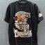 Oil leak เสื้อยืดแขนยาว คอกลม เสื้อยืด Triumph สีดำ ลายกะโหลก bakers field triumph cycle shop ผู้ชาย แบรนด์ OIL LEAK Size M/L/XL สำเนา สำเนา สำเนา ดำ