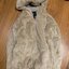 Forever21 เสื้อเฟอร์กันหนาว หมวกฮู้ด เสื้อขน แบรนด์ forever21 (FLUFFY COAT) ขาว