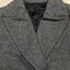 Zara เสื้อโค้ดกันหนาว เสื้อกันหนาว overcoat โค้ทวูล สีเทา สักหลาด ผสมวูล คอปก กระดุมสองแถว แบรนด์ ZARA เทา