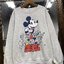 Disney เสื้อสเวตเตอร์ สีเทา สกรีนลายMICKEY งานDISNEY สำเนา เทาอ่อน
