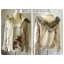เสื้อกันหนาว ติดหมวกฮูท ติดเฟอร์ (หมวกฮูท มีซิบถอดใส่ได้/ ขนเฟอร์ มีกระดุมถอดใส่ได้คะ ) size S/M