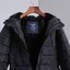U.S. Polo ASSN. เสื้อกันหนาว เสื้อฮู้ดเฟอร์ บุนวมอุ่น แบรนด์ U.S. POLO ASSN. (padded puffer coat ดำ /ขาว