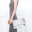 Dorothy PERKIN กระเป๋าคลัชมือ clutch แบรนด์ Dorothy perkin แต่ง เกรดหรู สีเทาสายโซ่ (ถอดใส่ได้) ขนาด : ยาว 32cm กว้าง 21.5 cm สำเนา