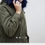 BERSHKA เสื้อโค้ท โค้ทฮูท กันหนาว เสื้อparka ฮูท กันหนาวสีเขียว แบรนด์เนมBERSHKA แต่งเฟอร์ สีน้ำเงิน ซับขนอุ่นน้ำเงิน งานสวย มากคะ Size S/M/L/2L/3L สำเนา สำเนา เขียวเฟอร์น้ำเงิน