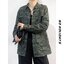 เสื้อทหาร เสื้อแจ็คเก็ต เสื้อแจ็คเก็ต ผู้หญิงแนวทหาร ลายพราง CAMOFLAG cotton แบรนด์ BUFFALO สำเนา