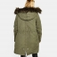 เสื้อโค้ทฮูท BERSHKAกันหนาว Parka สีเขียวแต่งขนเฟอร์ ซับขนอุ่นด้านใน (เฟอร์ & ขนอุ่นด้านใน ถอดได้คะ) งานสวย บุนวมอุ่น ใส่ติดลบได้เลยคะ Size XS/S/M/ L/XL/XXL เขียว