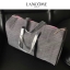 Lancome กระเป๋าแคนวาส กระเป๋าผ้าทอเนื้อแคนวาส กระเป๋า ลังโคม LANCOME กระเป๋าสะพายข้าง มีสายสองแบบ เลือกสะพายได้คะ สำเนา สำเนา เทา