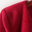 เสื้อโค้ท เสื้อกันหนาว เนื้อผ้าสักหลาดวูล สีแดงสด แบรนด์ แต่งคอปกเฟอร์(เฟอร์ถอดได้ค่ะ) แดง