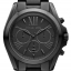Michael Kors Bradshaw Chronograph Black Dial Black Ion-plated Unisex Watch MK5550
