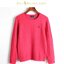 เสื้อหนาวไหมพรม สีชมพู ไหมพรมถัก เนื้อไหม นุ่ม สวย งาน POLO