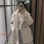 H&m เสื้อโค้ทกันหนาว เสื้อกันหนาว ขนเฟอร์ สีนู้ดเบจ FLUFFY COAT overcoat โค้ทวูล สีขาวครีม โค้ทขน สีขาวออฟไวท์ แบรนด์ H&M ขาว