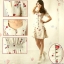 ชุดเดรส สีนูทเนื้อ ลายดอก แบรนด์เนม ASOS แท้ สีเอิร์ทโทน สวยหรู แพทเทิน แนววินเทจ แต่งกระดุมสี น่ารักมากๆเลยคะ size M