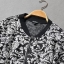 เสื้อแจ็คเก็ต ไหมพรม ลายกราฟฟิค คอกลม ขอบจั๊ม