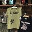 เสื้อยืดคอกลม สีเขียวเหลือง ลายMickey mouse สวยมากคะ เขียวอมเหลือง