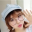 หมวก ทรงฟักทอง หมวกผ้าสักหลาด ทรงแปดเหลี่ยม สวยเก๋ 5 สี:ดำ/แดง/เทาเข้ม/เทาอ่อน/กากี