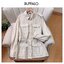 เสื้อทหาร เสื้อแจ็คเก็ต เสื้อแจ็คเก็ต ผู้หญิงแนวทหาร ลายพราง CAMOFLAG cotton แบรนด์ BUFFALO