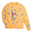 Disney Parks 2025 WINNIE THE POOH Pullover Sweatshirt Women Daisies Yellow ชมพู