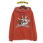 Disney เสื้อกันหนาว เสื้อวอร์มสีน้ำตาลอิฐ เสื้อฮู้ด สีน้ำตาล ส้มอิฐ ฮู้ดยาว สกรีน LOONEY TOON งานDISNEY แท้ ส้มอิฐ