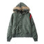 Alpha industries เสื้อแจ็คเก็ต กันหนาว เสื้อflight แต่งขนเฟอร์ แบรนด์ Alpha industries N-2B นุ่มมากค่ะ แบรนด์ ดำ
