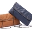 กระเป๋า Clutch มือ TONI BIANCO แบรนด์สุดหรูออสเตรเลีย สีน้ำตาลอ่อน หนังหรูสุดนุ่ม สายโซ่ ถอดใส่ได้คะ