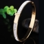กำไลข้อมือ สร้อยข้อมือ ผู้หญิง กำไลเงิน กำไลทอง ฝังเพชร 3 สี ทอง เงิน Rose Gold กำไลผู้หญิง ฝังเพชร ใส่ออกงาน 409633