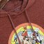 Disney เสื้อกันหนาว เสื้อวอร์มสีน้ำตาลอิฐ เสื้อฮู้ด สีน้ำตาล ส้มอิฐ ฮู้ดยาว สกรีน LOONEY TOON งานDISNEY แท้ ส้มอิฐ