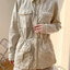 เสื้อทหาร เสื้อแจ็คเก็ต เสื้อแจ็คเก็ต ผู้หญิงแนวทหาร สีครีม cotton แบรนด์ BUFFALO