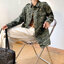 เสื้อทหาร เสื้อแจ็คเก็ต เสื้อแจ็คเก็ต ผู้หญิงแนวทหาร ลายพราง CAMOFLAG cotton แบรนด์ BUFFALO สำเนา