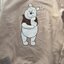 เสื้อวอร์ม สเวตเตอร์ Disney เสื้อหมีพูห์ สีนู้ดเบจ Winnie the pooh แขนยาว สีครีม ลายการ์ตูน DISNEYงานสวย มากคะ I'd rather be in bed สำเนา แดง