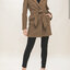 Love tree เสื้อโค้ทกันหนาว เสื้อโค้ทฮู้ด overcoat belt coat โค้ทวูล สีชมพู แบรนด์ LOVE TREE สำเนา ชมพู