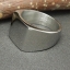 แหวนผู้ชาย แหวนเงิน Stainless Steel แหวนเกลี้ยง สแตนเลส ออกแบบ หน้าตัด สี่เหลี่ยม มาดเท่ สวยเท่ ของขวัญเก๋ ๆ ให้แฟน สวยหรู มีระดับ 219865_1