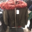 BERSHKA เสื้อโค้ท โค้ทฮูท กันหนาว เสื้อparka ฮูท กันหนาวสีเขียว แบรนด์เนมBERSHKA แต่งเฟอร์ สีแดง ซับขนอุ่นสีแดง งานสวย มากคะ Size XS/S/M/L/2L/3L เขียว เฟอร์แดง