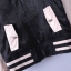 เสื้อวอร์ม เสื้อเบสบอล แจ็คเก็ต ทูโทน เสื้อคลุม สีทูโทน แต่งแขนจั๊ม แต่งงานปัก ด้านหลัง