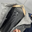 เสื้อกันหนาว เสื้อฮู้ดเฟอร์กันหนาว บุนวมอุ่น แบรนด์ Premium down jacket ( Puffer Jacket ) เทาอ่อน